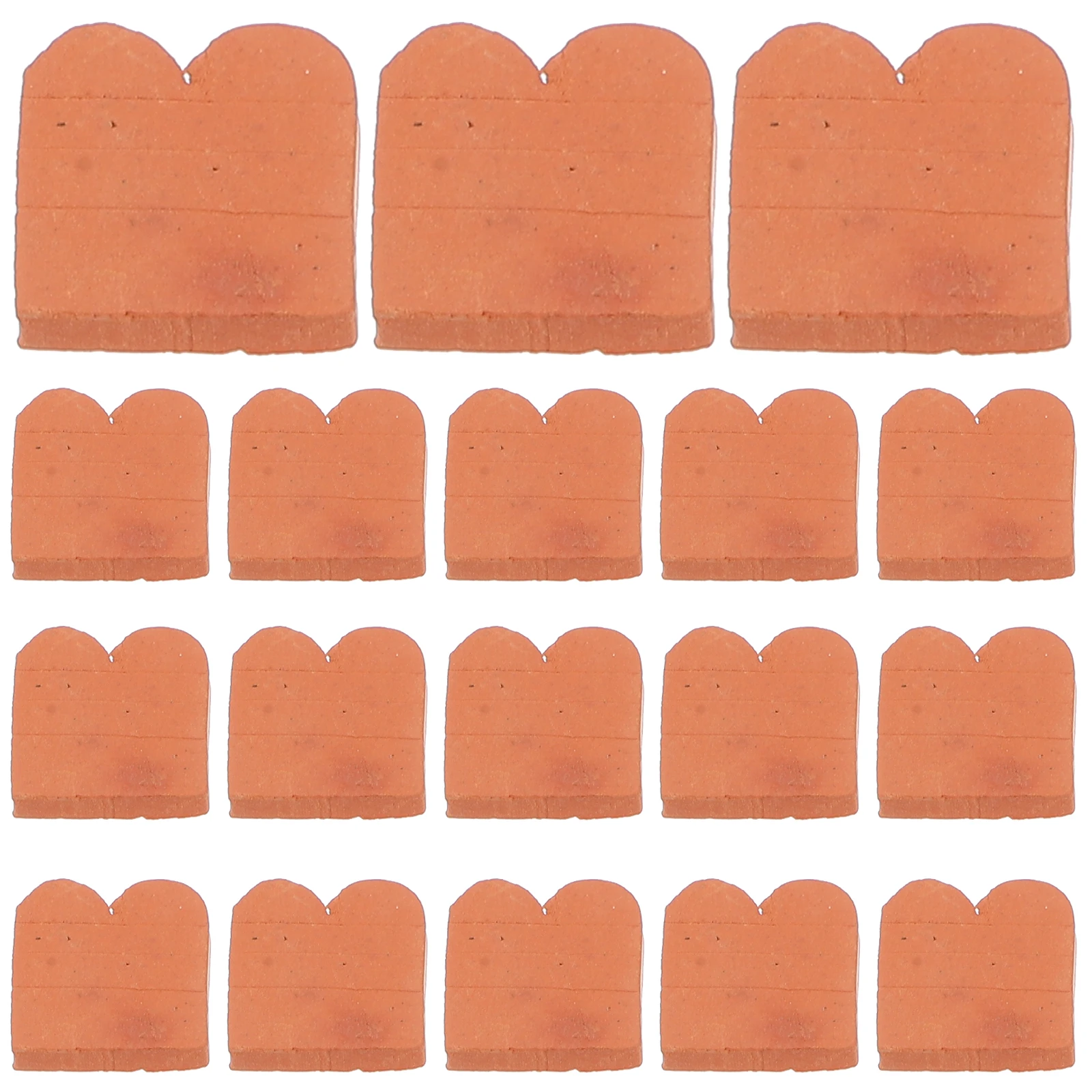 

100 Pcs Simulated Brick Accessories Miniature Small Wall Soil Model Kits