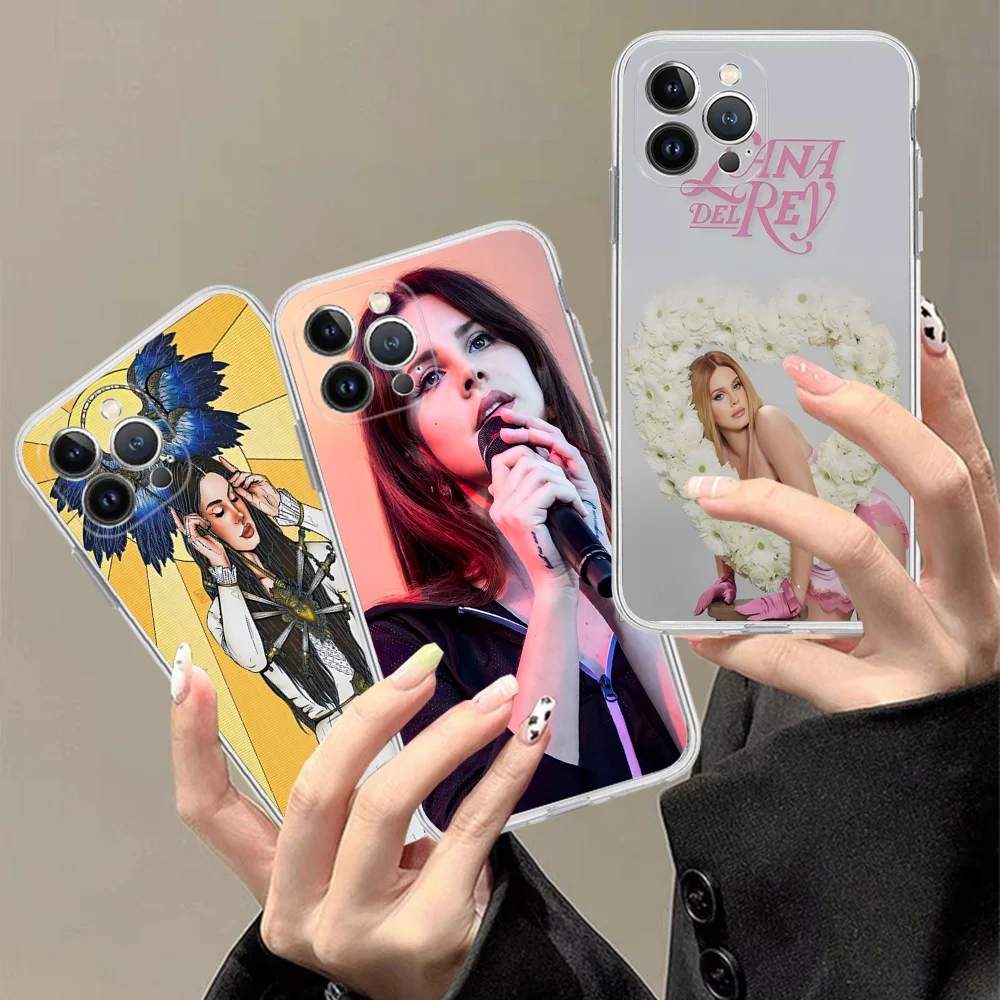 L-Lana D-Del R-Rey Phone Case Silicone Soft For Iphone 16 15 14 13 12 11 Pro Mini XS MAX Plus X Cover