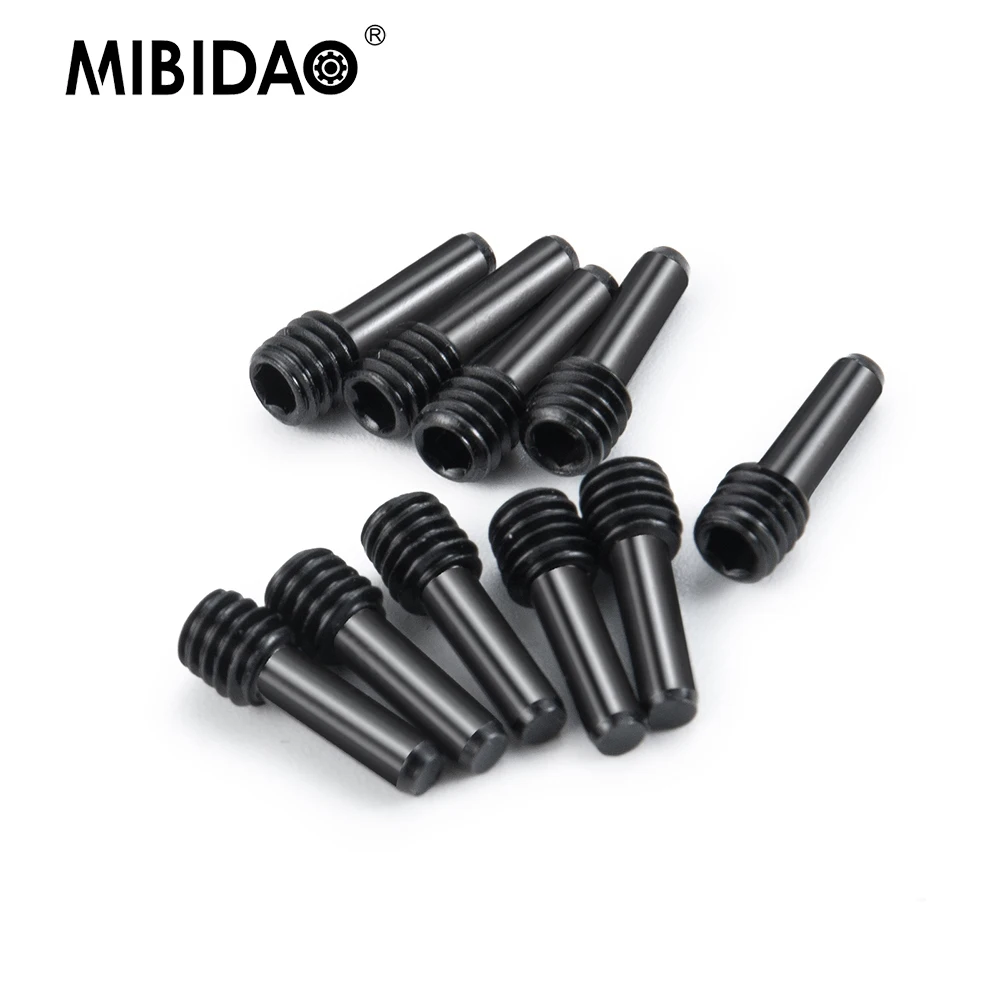 MIBIDAO 10Pcs Remote Control Toys Drive Shaft M4 12mm CNC Machine Screws for Axial SCX10 1/10 RC Crawler Car Model Parts