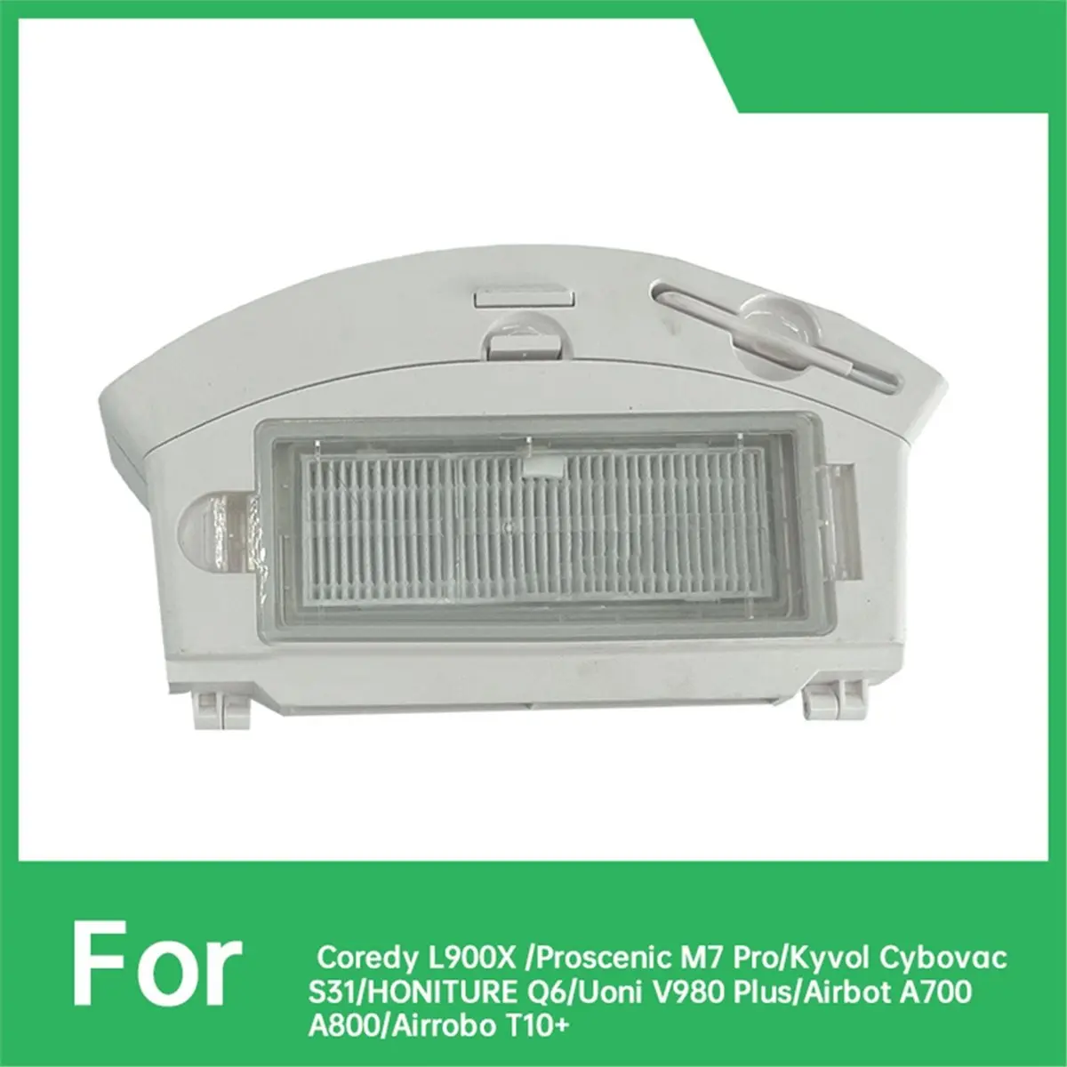 (ABZD) Dust Box for Airbot A700 A800/Airrobo T10+ /Coredy L900X /Proscenic M7 Pro/Kyvol Cybovac S31/HONITURE Q6/Uoni V980 Plus