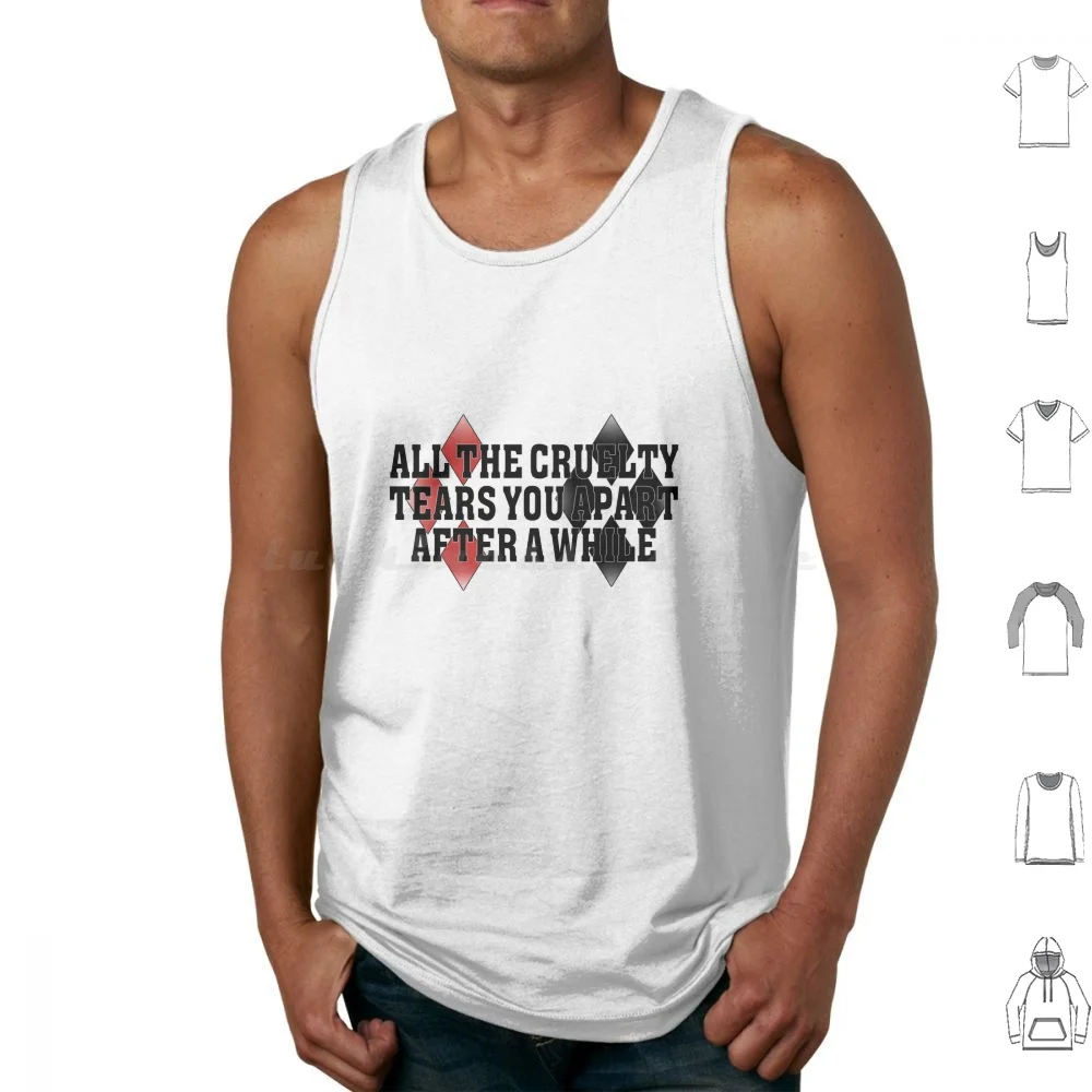 Love Quote Tank Tops Vest Sleeveless Polka Dot Man Polka Dot 2021 Quinn Joker Comics Squad Suicide The Joker Comics Margot