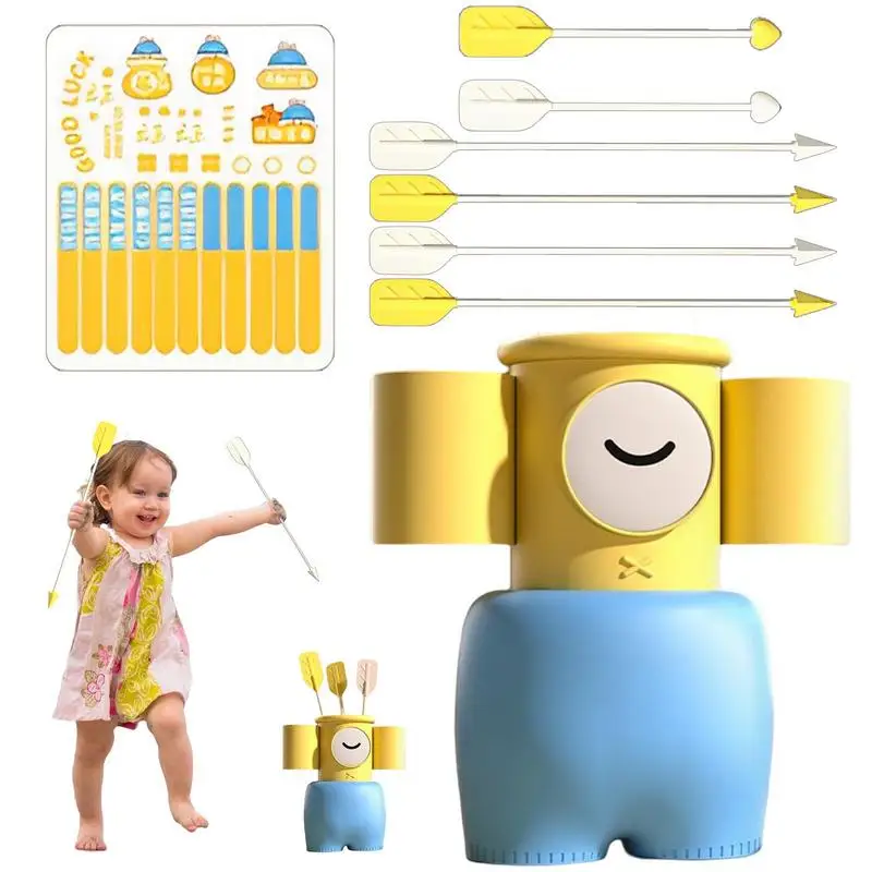 Outdoor Target Games For Kids Parent-child Interactive Games With Wish Stickers Sports Toys Game Big Yellow Eyes Pot Shaped Game