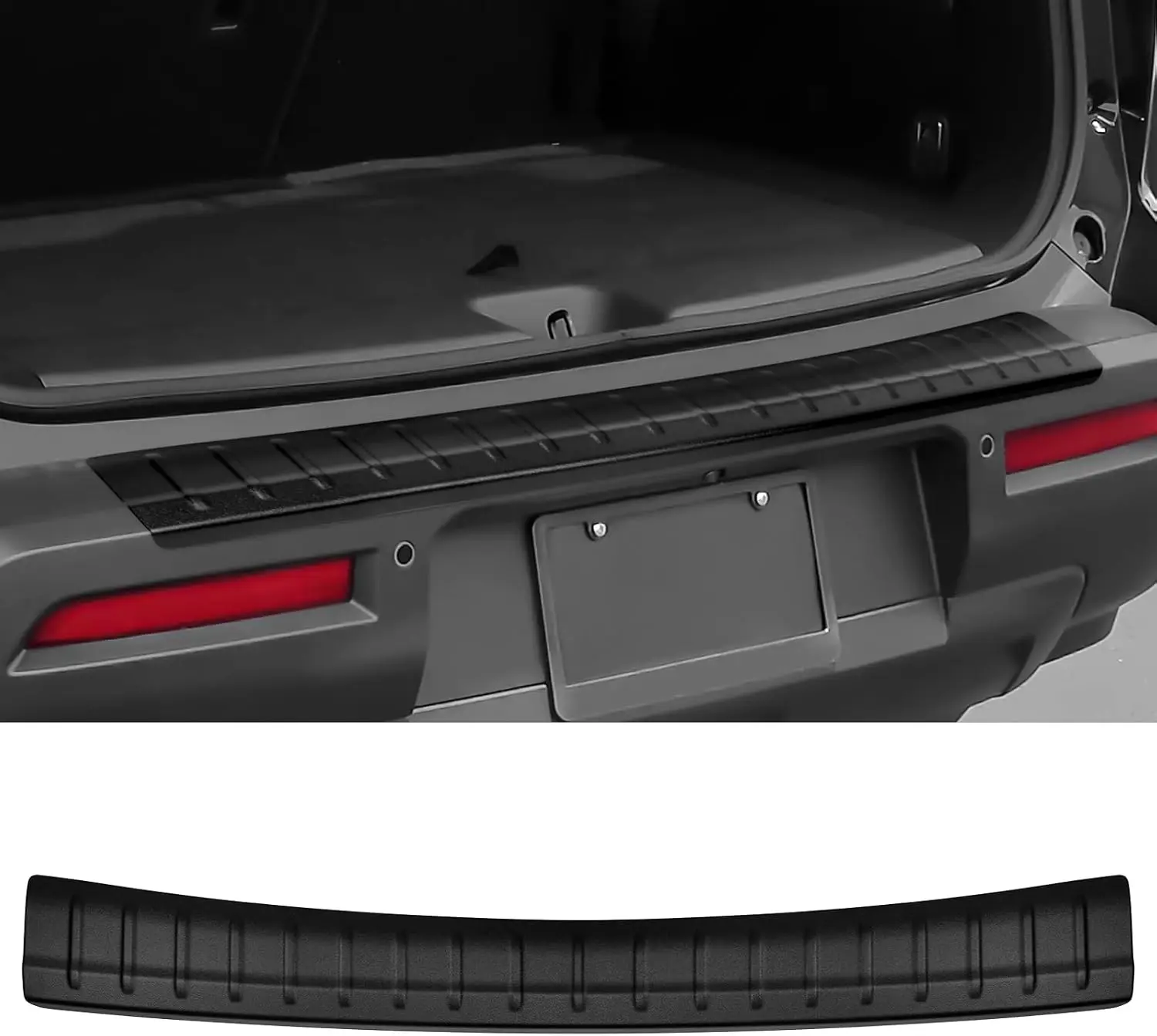 

Car Style Rear Bumper Plate Trunk Guard For Nissan Pathfinder 2022-2025 2026 car Accessories ABS Material Matte Black