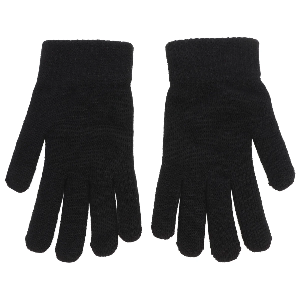 

Gloves The Mitten Solid Color Thicken Knit Adult Knitting Winter Warm Knitted Man