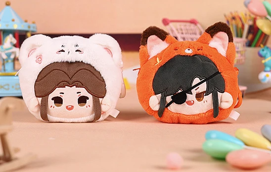 سلسلة مفاتيح قطنية محشوة كاواي ، دمى TGCF ، محفظة عملة دانغو ، أنيمي كوسبلاي ، تيان قوان سي فو Xie ، ليان هوا تشنغ