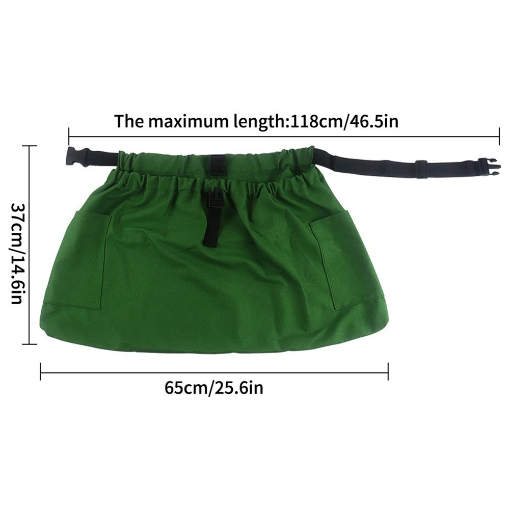 Egg Collecting Bag Picking Apron Gardening Harvesting Adjustable Waist Strap Lightweight Design Multiple Pockets