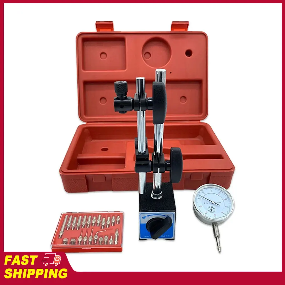 

Магнитный держатель для индикаторов часового типа, микрометров, измерительных инструментов, индикаторных измерителей отверстий, компараторов