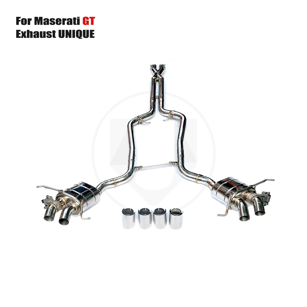 UNIQUE For Maserati GT4.2L performance valve exhaust system ss304 exhaust muffler