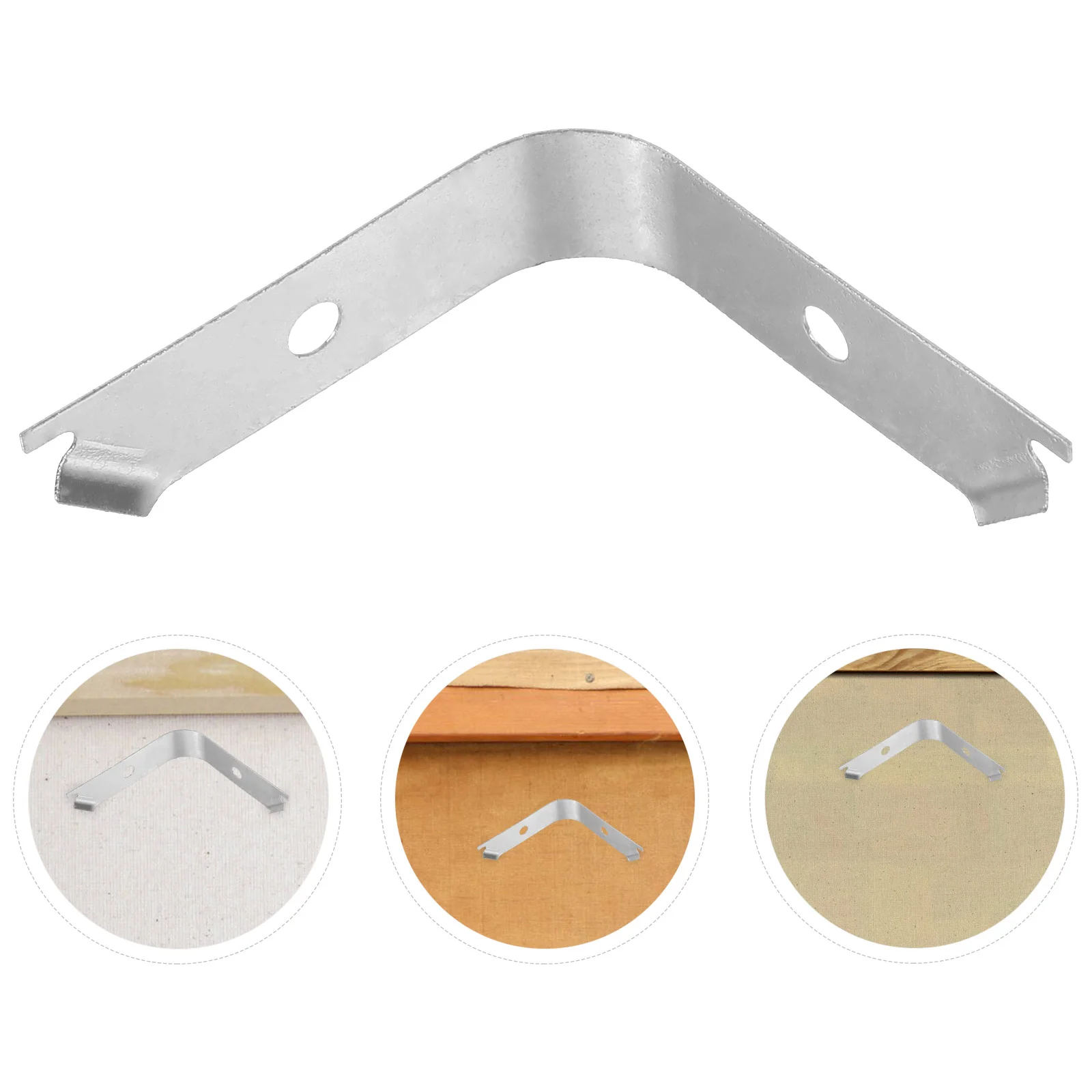 50 Pcs Photo Frame Clips Hook Frames Picture Backing Tool Aluminum Alloy Hardware