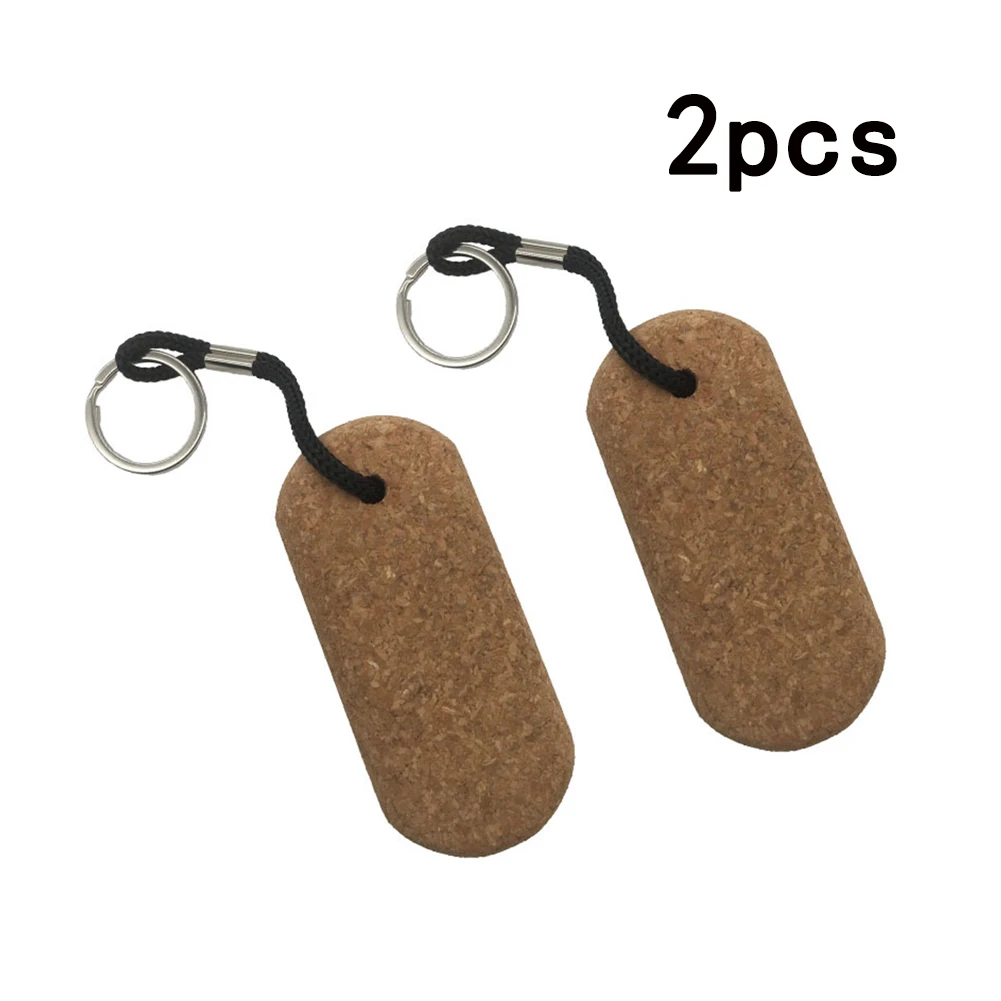 2 Pack Floating Cork Keyring Balls for Kayak for canoe Paddleboard Boat Marine Sailing Water Recreation Keys Stay Afloat Outdoor