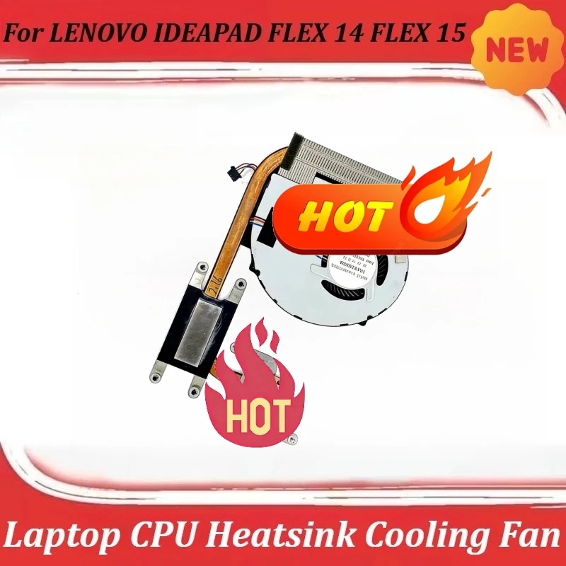 

For LENOVO IDEAPAD FLEX 14 FLEX 15 Laptop Radiator HeatSink With FAN