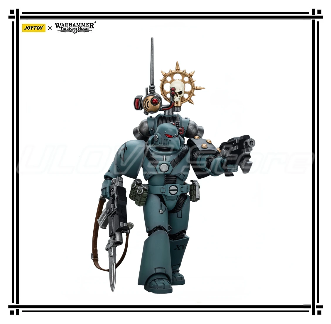 

В наличии оригинальная экшн-фигурка JOYTOY Warhammer 40K Sons of HorusMKVl Tactical SquadLegionary с Nuncio Vox 1/18, модель в подарок
