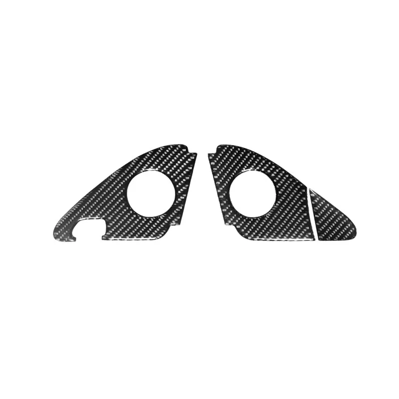 For Audi Q5 2009-2017 Without Navigation Carbon Fiber Side Door Tweeter Stickers Cover Car Interior Decorative Accessories