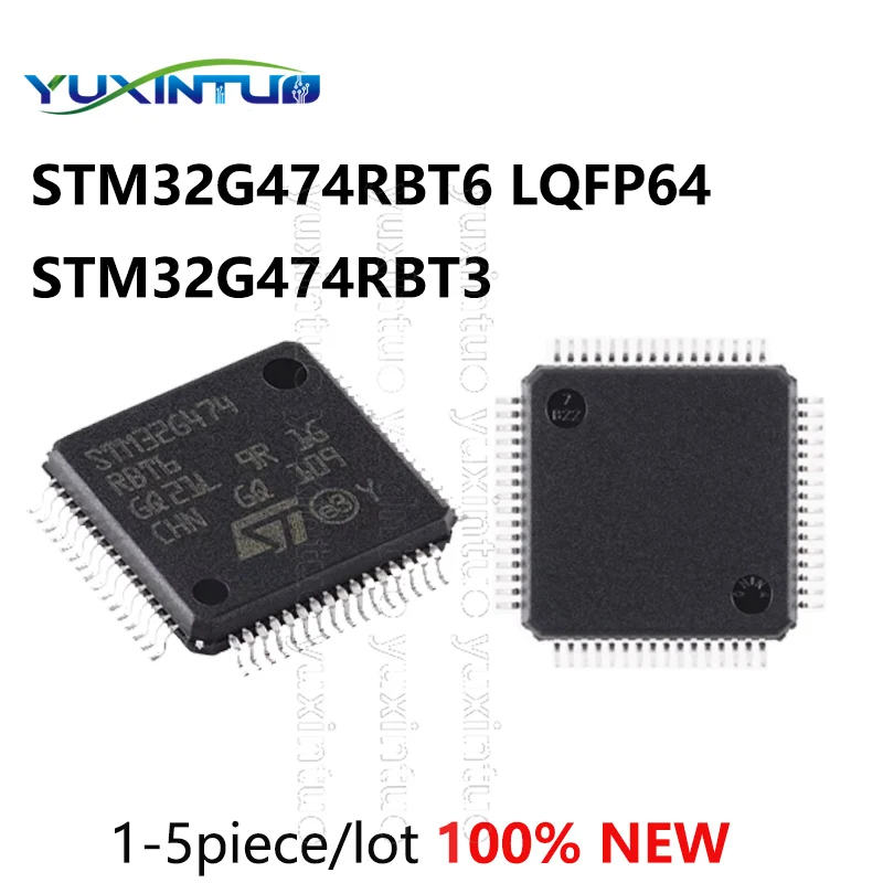 

1-5piece/lot 100%New STM32G474RBT6 STM32G474RBT3 STM32G474 LQFP64 chip