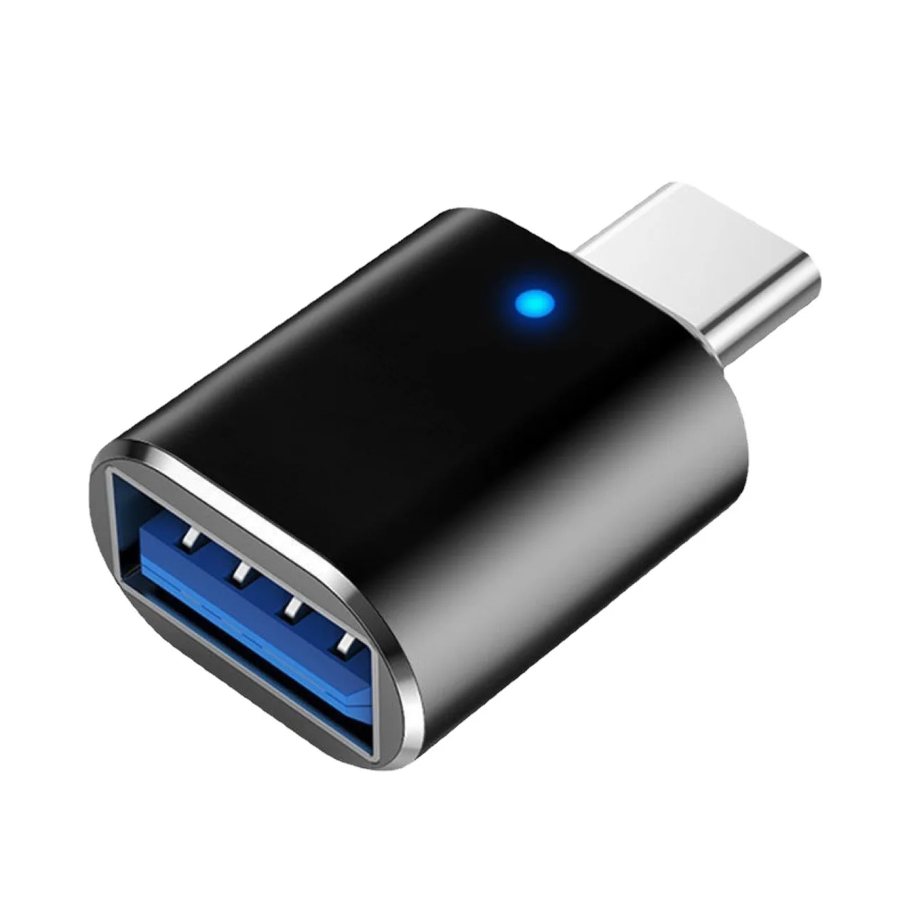 جديد مع ضوء USB 3.0 Type-C OTG محول نوع C USB C ذكر إلى USB أنثى محول لسامسونج S20 ماك بوك Xiaomi OTG موصل #2