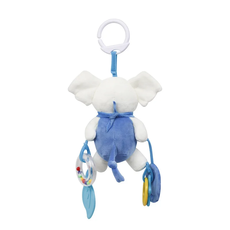 신생아 선물용 플러시 유모차 펜던트 윈드 차임 진정 베드벨과 딸랑이 장난감