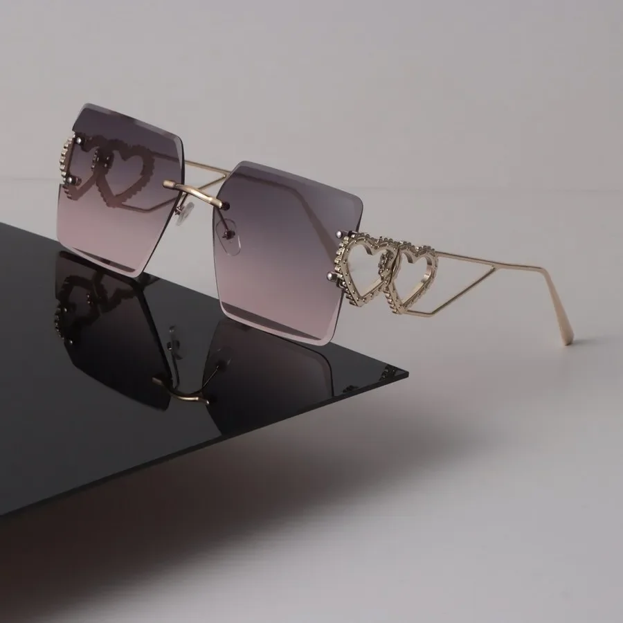 

Fashion Square Sunglasses Women Men Retro Brand Designer Mirror Sun Glasses Female Male Gradient Colors Oculos De Sol