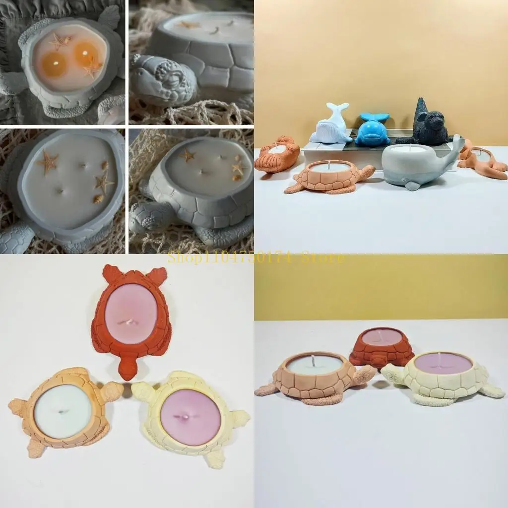 

Силиконовые формы для свечей в виде черепахи для подсвечника из эпоксидной смолы, силиконовые формы для суккулентов для дома,