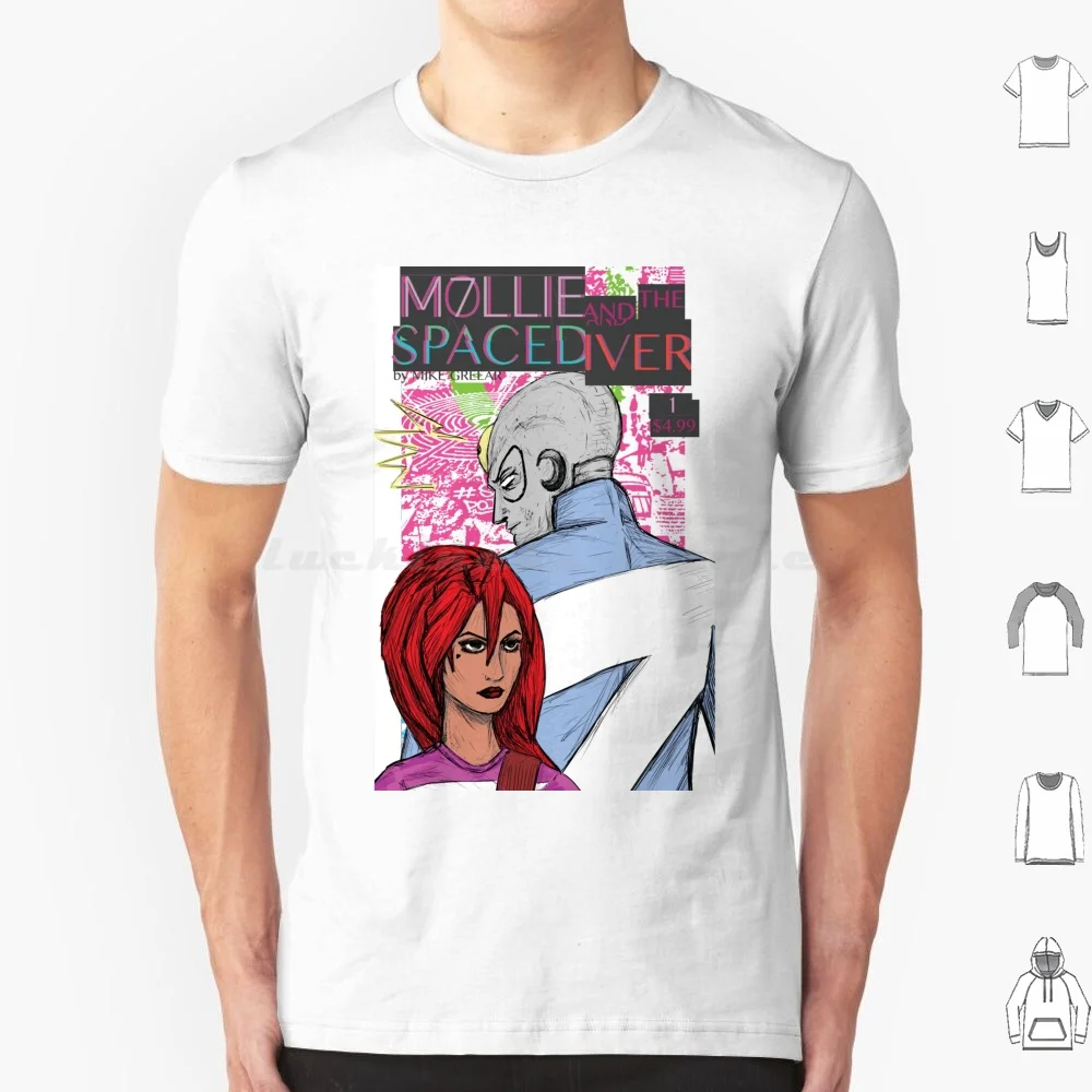 مولي وسائط الفضاء # 1 تي شيرت للرجال والنساء والأطفال 6xl فتاة مكافحة الشغب فتاة قوة فاسق فتاة شعر أحمر أزرق أصفر أفضل أصدقاء الموسيقى #1