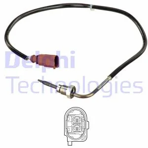 Store code: TS30154 interior exhaust gas temperature sensor (diesel particulate filter onl-brown) TIGUAN 0718 2.0TDI CBAA CBAB