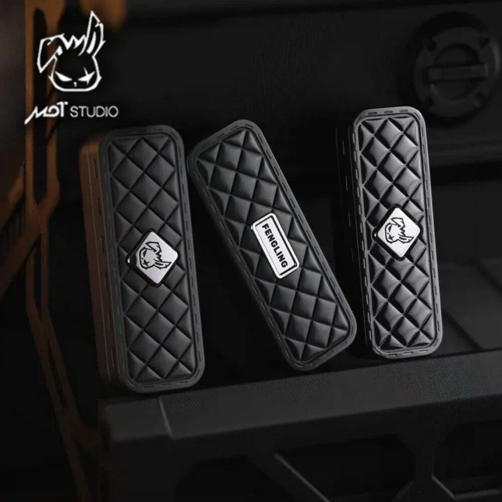 

MOT EDC FENGLING Zirconium Fidget Slider Anxiety Toys Desk Fidget Sliders Metal Anxiety Relief Gadgets Push Slider