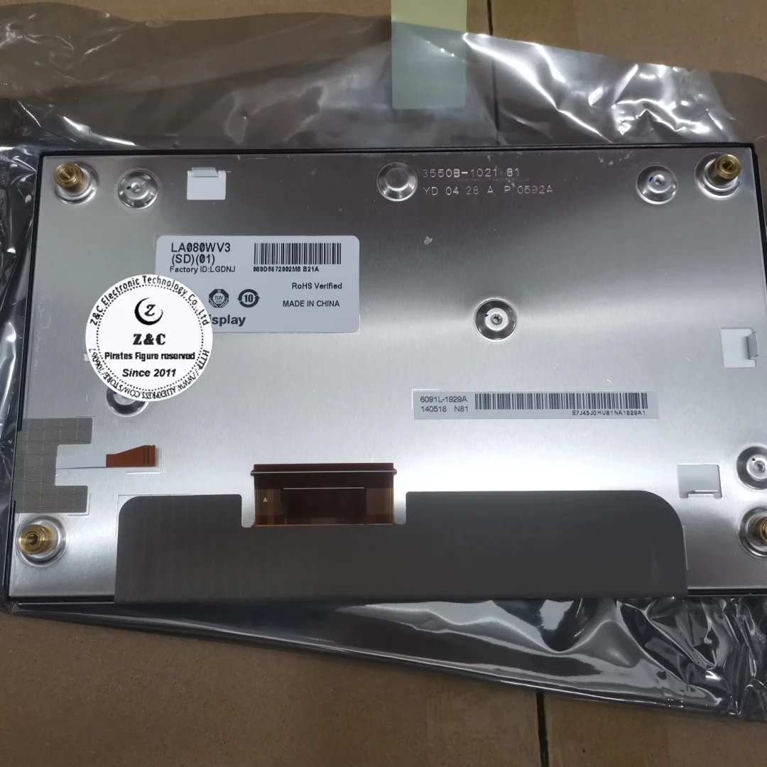 

Новый 8-дюймовый ЖК-дисплей LA080WV3 LA080WV3-SD01 без сенсорного дигитайзера для автомобильной навигации и аудиосистем