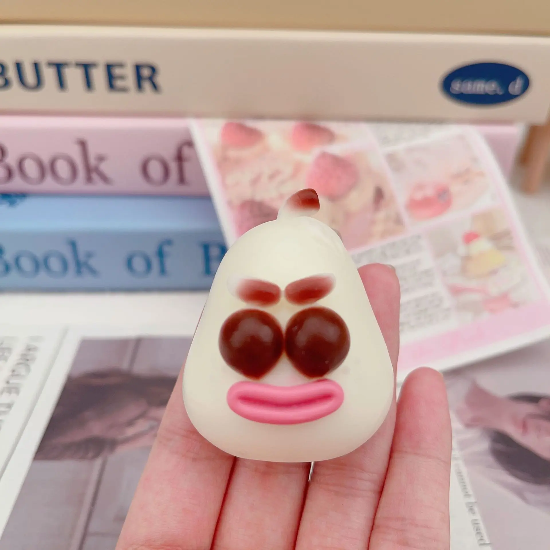 

Креативная мягкая игрушка с желе и грушей, очень мягкая игрушка для сжимания, медленный отскок, TPR, щипцы для декомпрессии, вентиляция, забавная игрушка, детский подарок