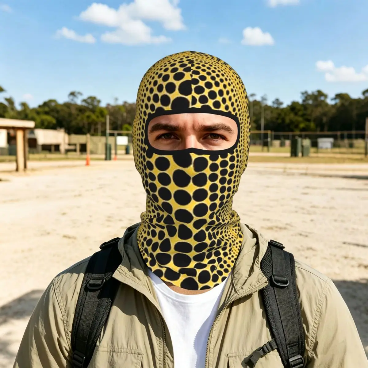 Yayoi Kusama Pumpkin Abstract Art Balaclava Full Face Mask Sun Protection Neck Gaiter For Motorcycle Cycling Fishing Outdoor