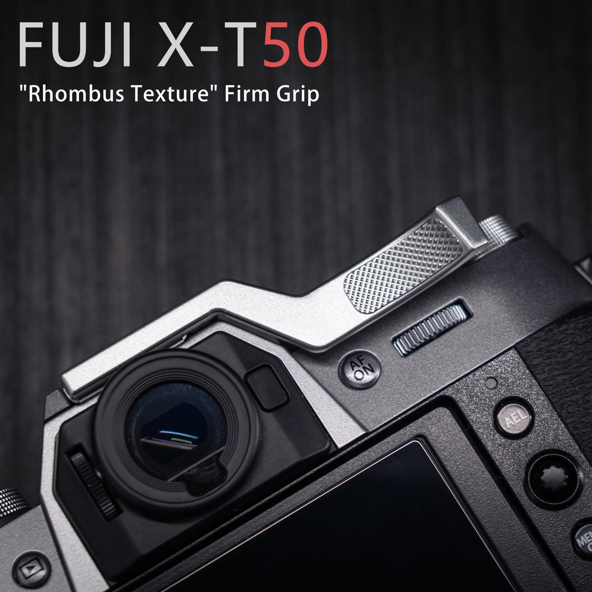 Aluminium-Metall-Thumb-Up-Griff für Fujifilm X-T50 Fuji XT50 Kamera-Handgriff