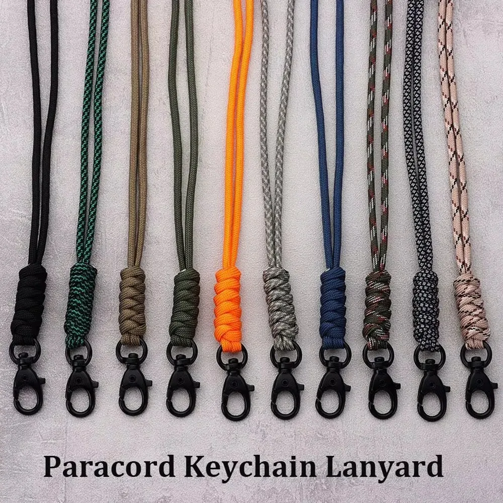 Paracord Keychain Lanyard with Rotatable Buckle 4