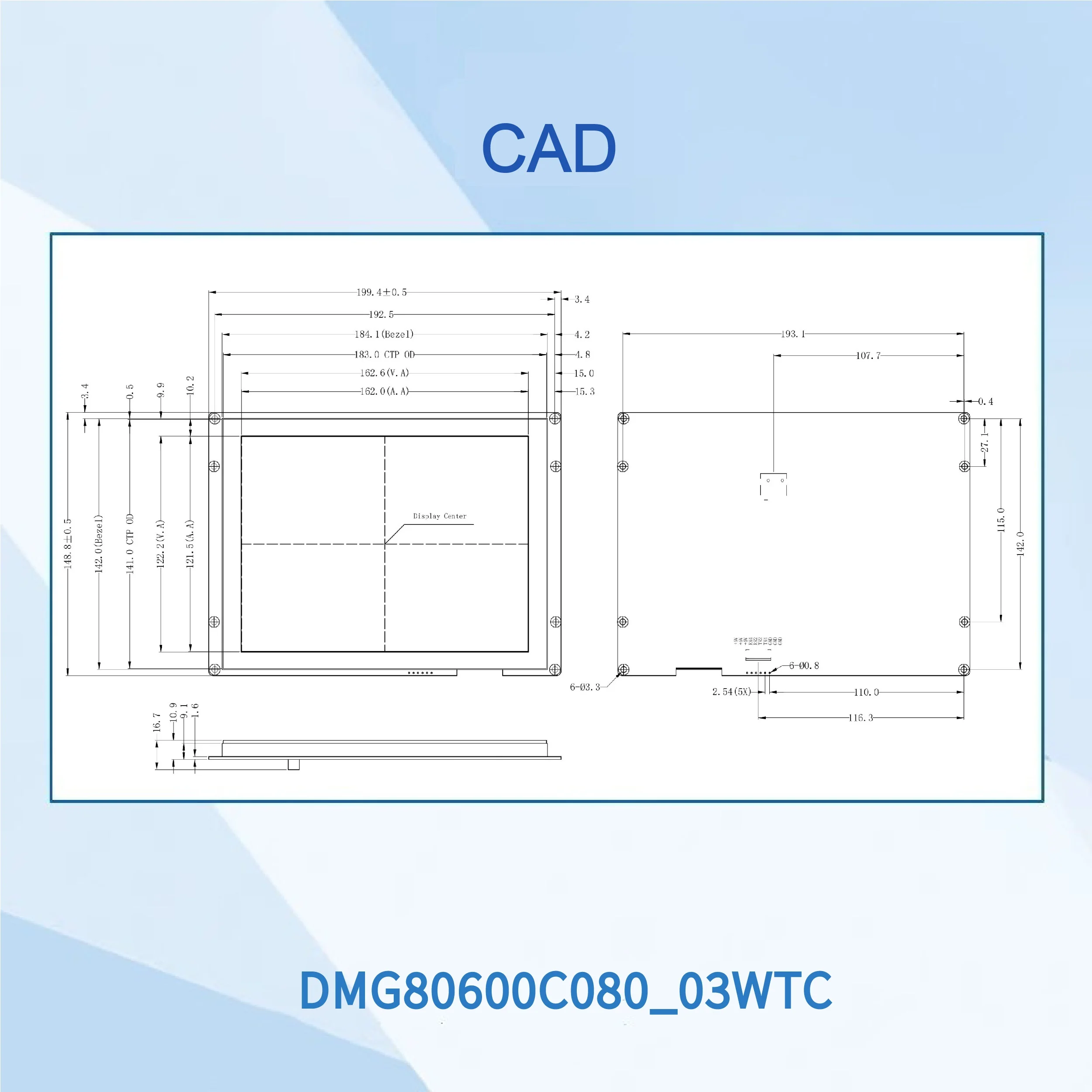 DWIN 8 pulgadas 800x600 UART puerto serie pantalla RS232/TTL interfaz TFT LCD módulo HMI pantalla táctil para Arduino
