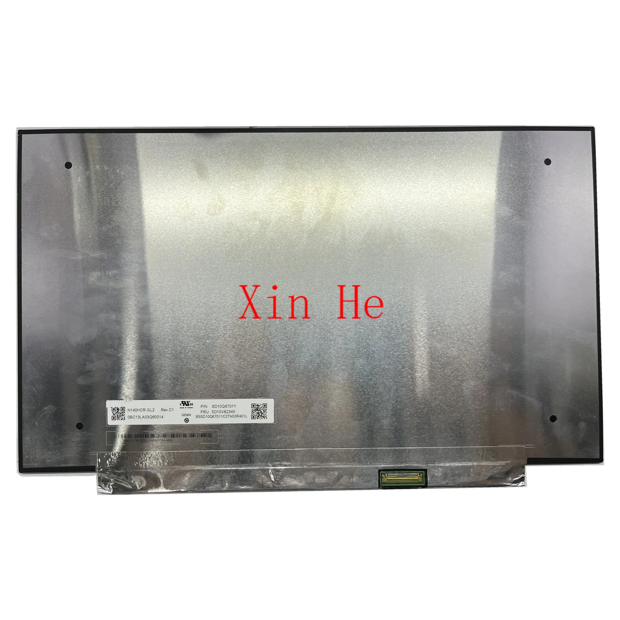 

N140HCR-GL2 Rev. C1 N140HCR GL2 14.0" Laptop LCD Touch Screen 1920*1080 EDP 40 PINS 72% NTSC Fru: 5D10V82345