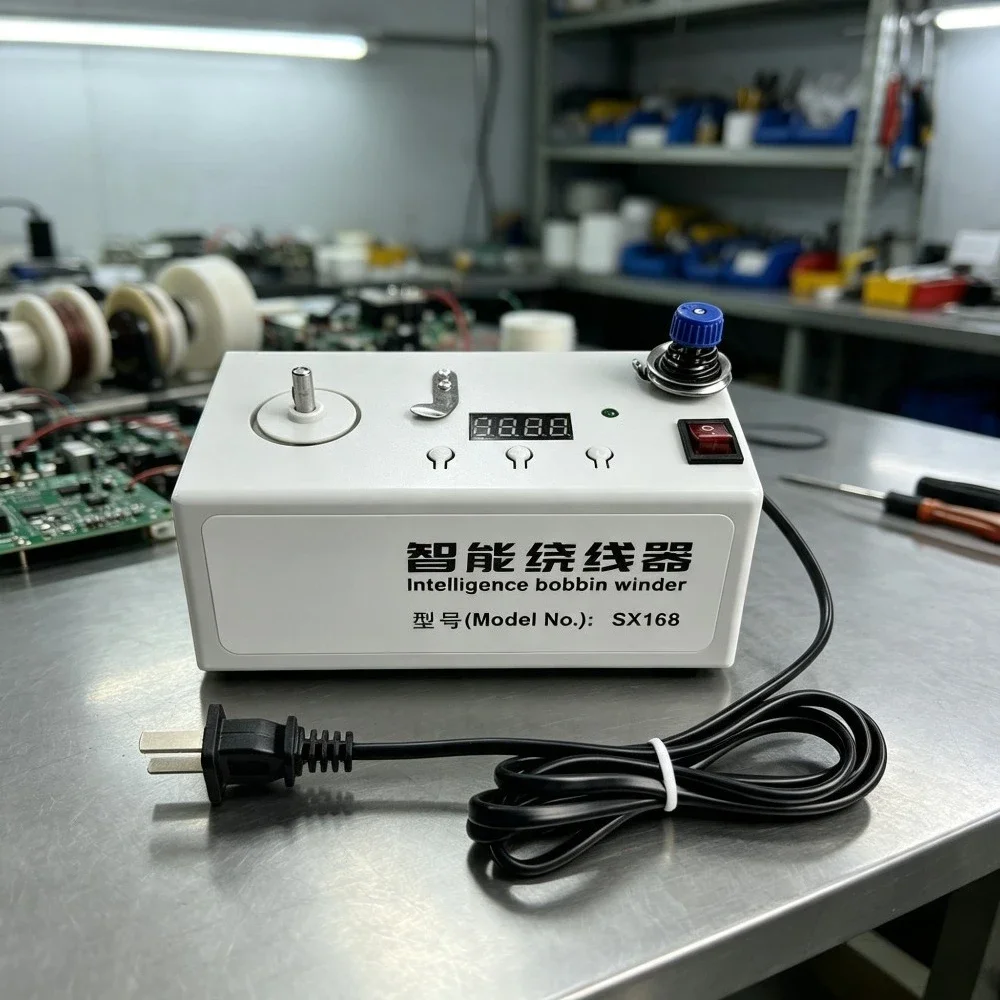 Electric Bobbin Winder for Flat Car Embroidery Machine High Speed Shuttle Core Bottom Line Reverser Industrial Sewing Part