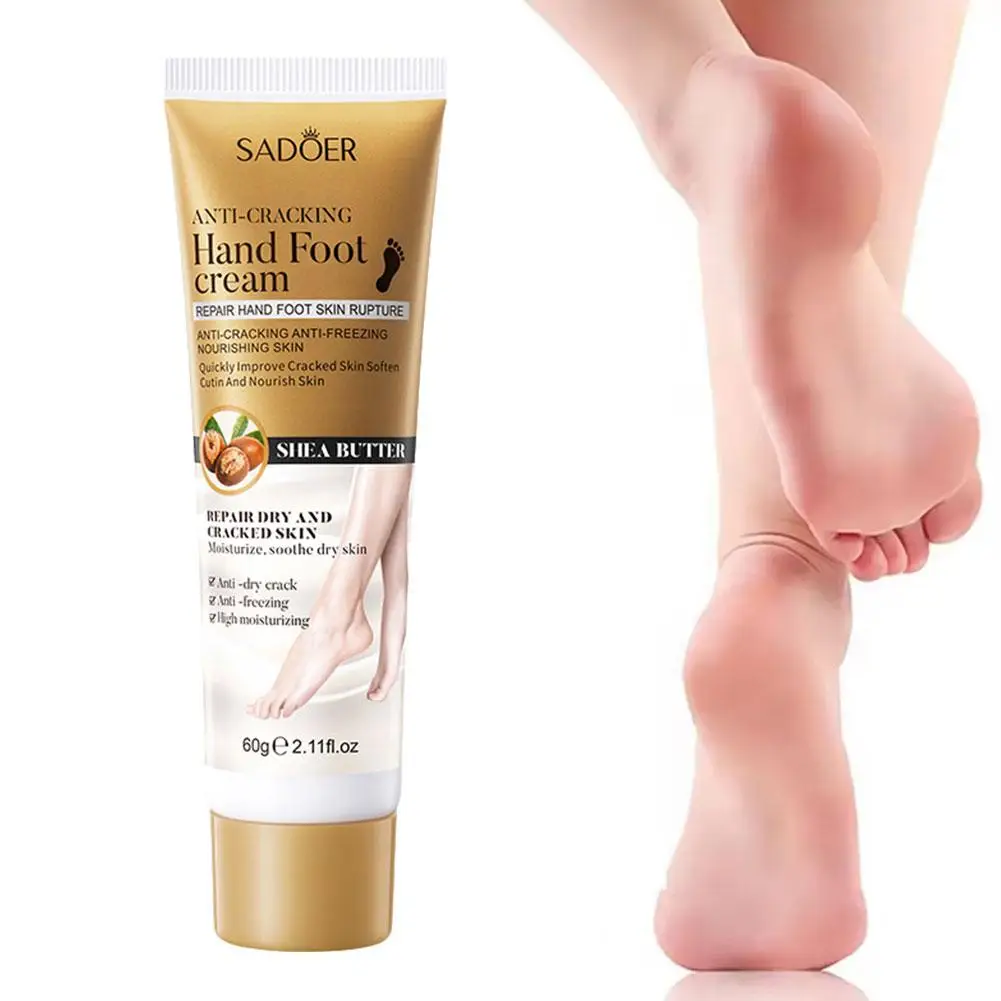 60g Hand Foot Cream Deep Moisturizing Soften Skin Removes Dead Repair Anti-Cracking Cream Skin Peeling E2A8