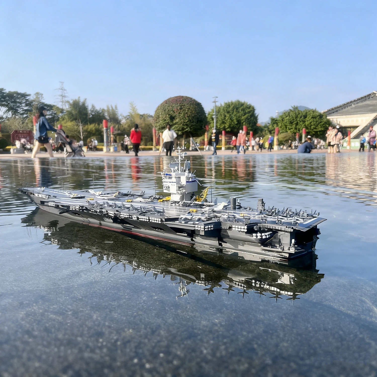 

1/350 RC корабли 101 см имитация авианосера лодка с дистанционным управлением длительный срок службы RC Schiffe модель RTR корабль игрушка модель военного корабля