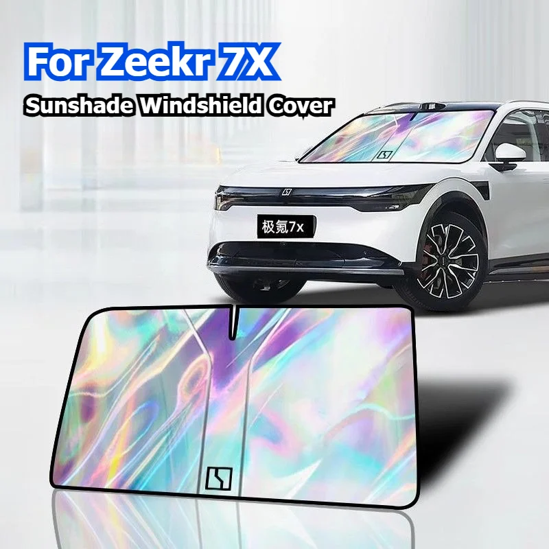 

Для Geely Zeekr 7X автомобильный солнцезащитный козырек на переднее окно автомобиля, солнцезащитный козырек на лобовое стекло автомобиля, защита от ультрафиолета, охлаждающий солнцезащитный крем, аксессуары