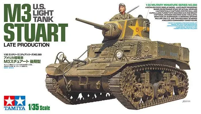 

Tamiya 35360 Комплект масштабной модели 1/35, легкий танк США, США M3, Stuart Late Ver. Модель здания