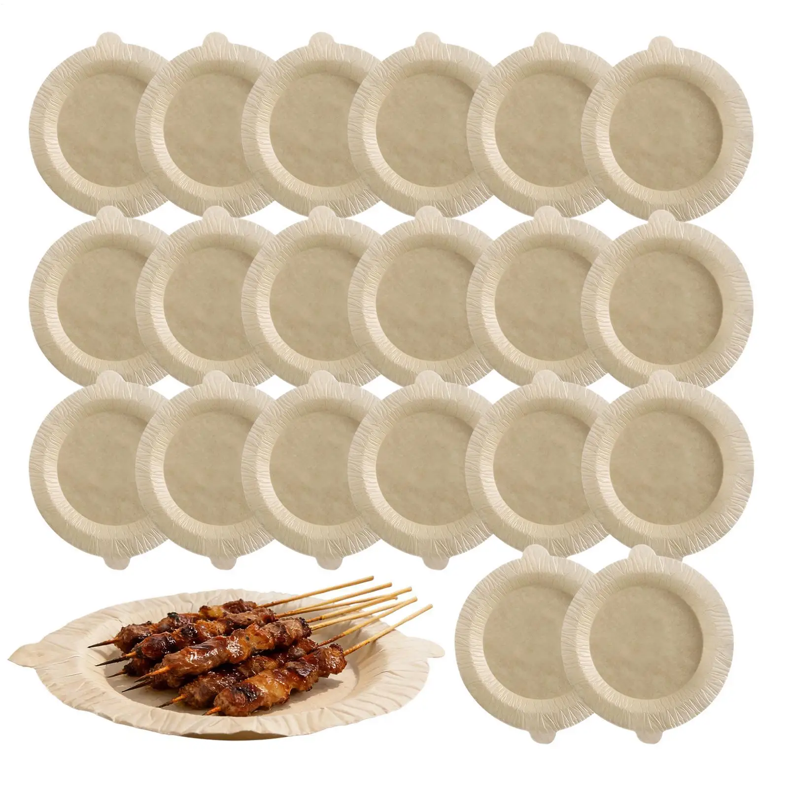 20pcs Disposable Air Fryer Liners Baking Paper Air Fryer Parchment Paper Non-Stick Leakproof Baking Supplies for Frying Cooking