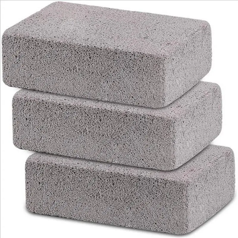 BBQ Grill Cleaning Brush Brick Block Barbecue Cleaning Stone Pumice Brick For Barbecue Rack Outdoor Kitchen BBQ Tools Mangal