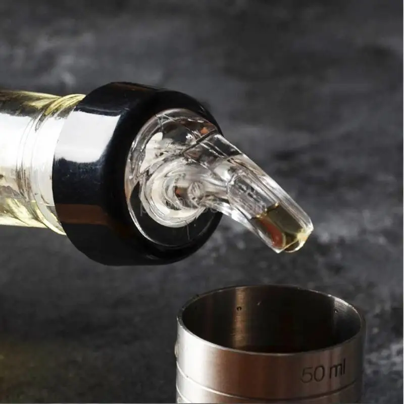 Set of 6 Efficient Wine Pourer Automatic Beverage Pourer Precise Liquid Dispenser Plastic Material Suitable for Home Bar