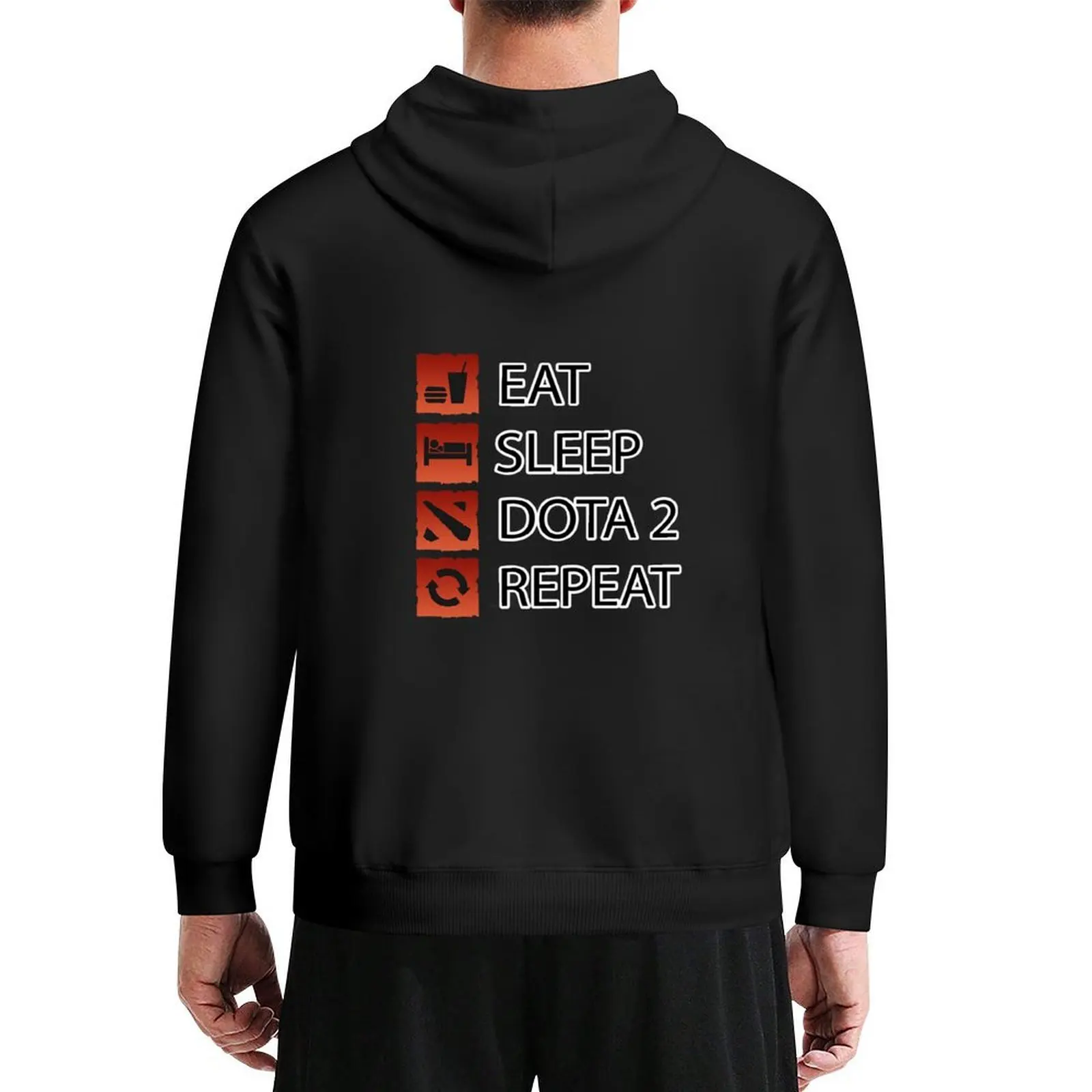 

Dota 2 Gamer Life - Eat Sleep Dota 2 Repeat Hoodie japanese style men's clothes aesthetic clothing autumn tracksuit