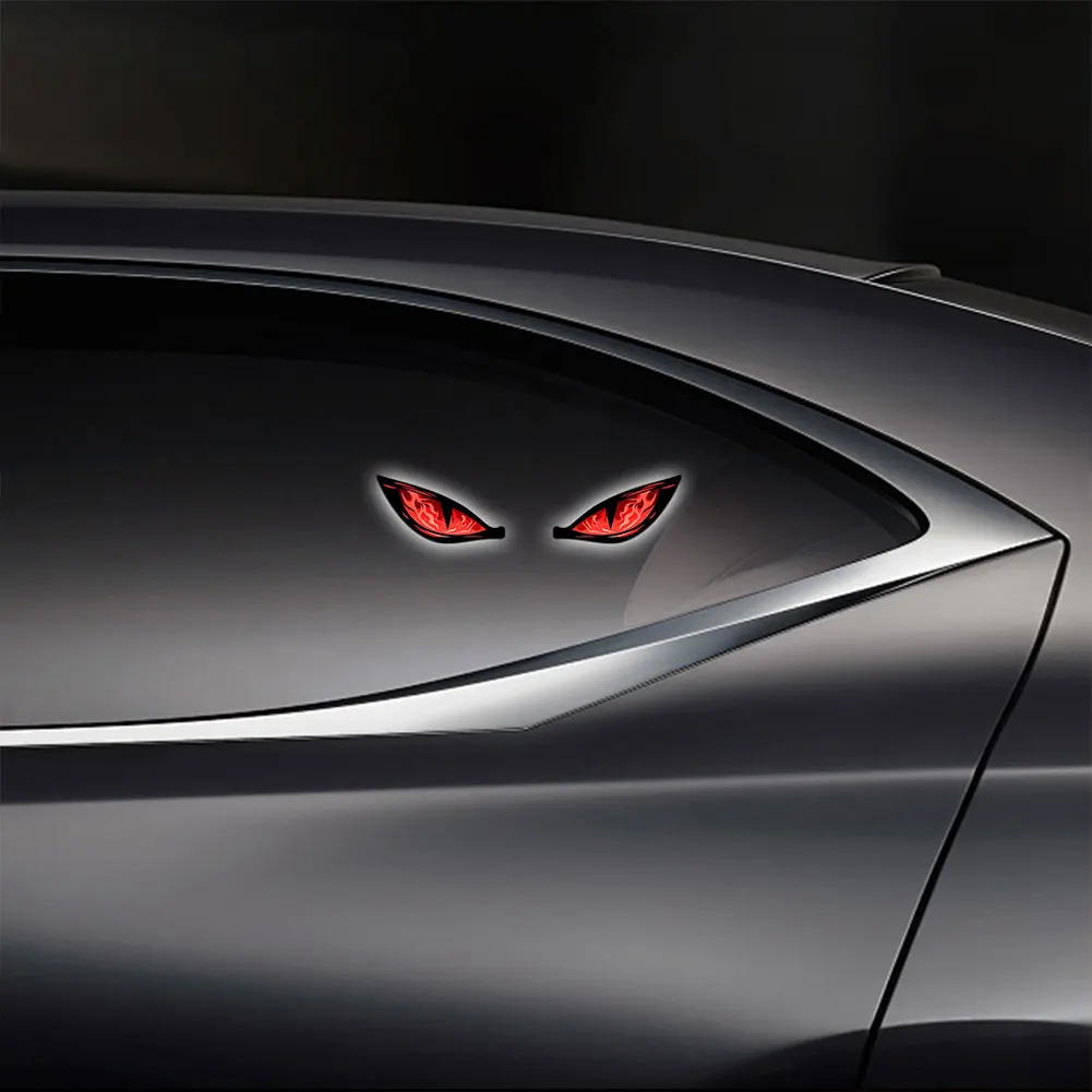 Devil Eye RGB Car Atmosphere Window Decorative Light Intelligent Light Sensor Auto Start Dynamics Ambient LED Warnings Light