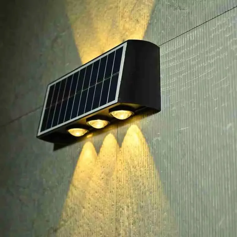 

IP65 Waterproof Light Emitting Diode Solar Wall Light Outdoor Wall Mounted Channel Light