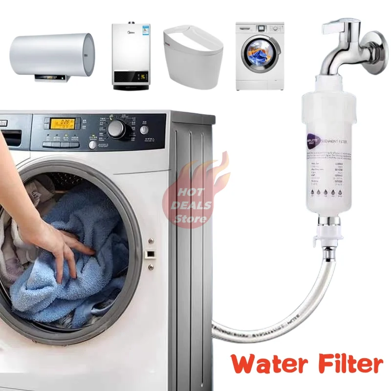 5'' Pre-filter,Water Filter Replacements for Washing Machine Toilet Shower Water Heater,Household Purifier,PP Cotton Cartridge