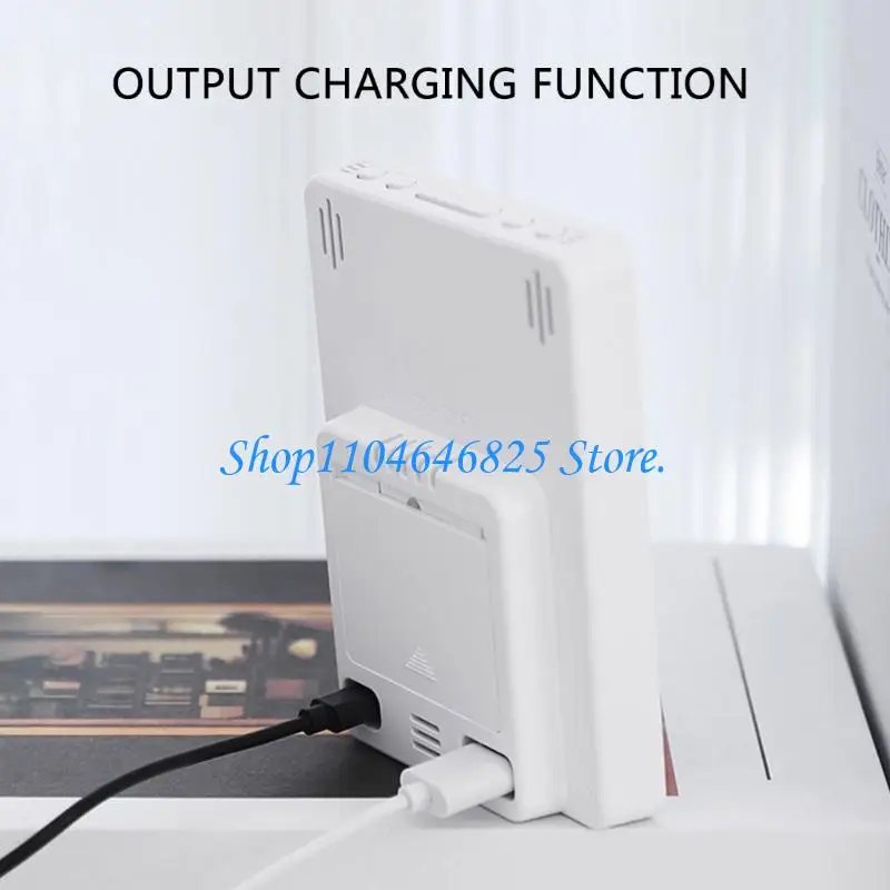 Multifunctional Indoor Temperature Electronic Alarm Clock Digital Clock with Simple Setups and Weather Monitoring