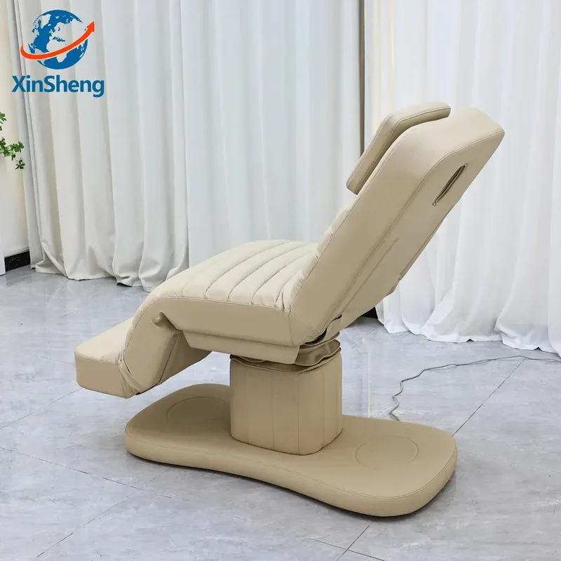 XinSheng Electric Folding SPA Bed Hydrotherapy Massage Table Adjustable Facial Salon Eyelash Chair Beauty Care Furniture