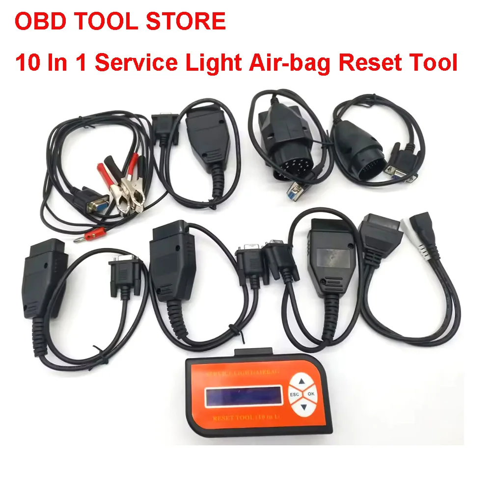 

10 In 1 Service Light Air-bag Reset Tool Can Bus For BMW GT1 Code Reader Diagnostic Scan-ner for Launch X431 EU702 DS708 Inspect