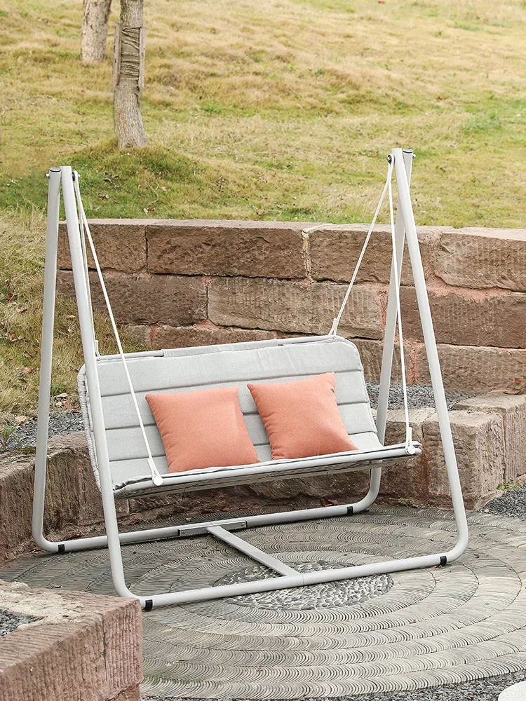 Outdoor swing courtyard hanging basket chair