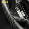 Tesla Model 3 Model Y 2016-2024 무광택 탄소 섬유 스티어링 휠에 적합한 평면 모양 디자인 고품질 Alcantara 맞춤형 4