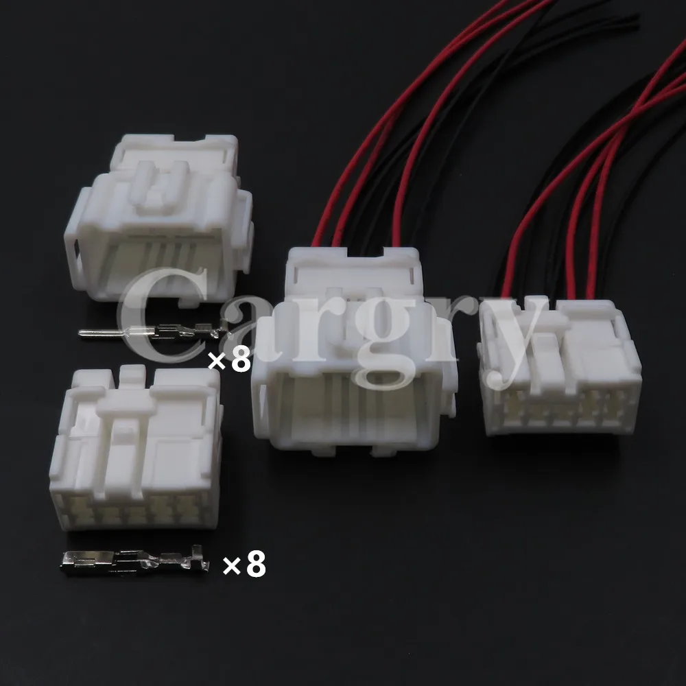 

1 Set 8P 6098-4670 6098-4661 AC Assembly Automobile Installs the Atmosphere Lamp Socket Fuse Box Wiring Plug For Honda